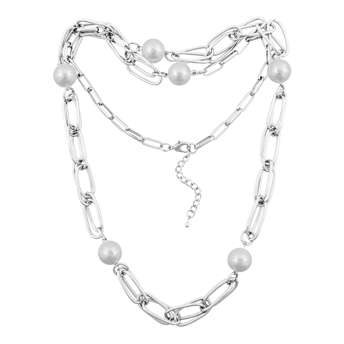Колье WHITE PEARL Fiore Luna BCN13324-02 S