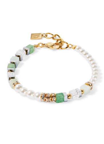 Фото Браслет Fusion Offset gold green Coeur de Lion 4354/30-0500