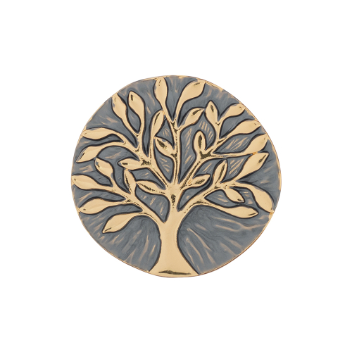 Брошь Дерево с листьями