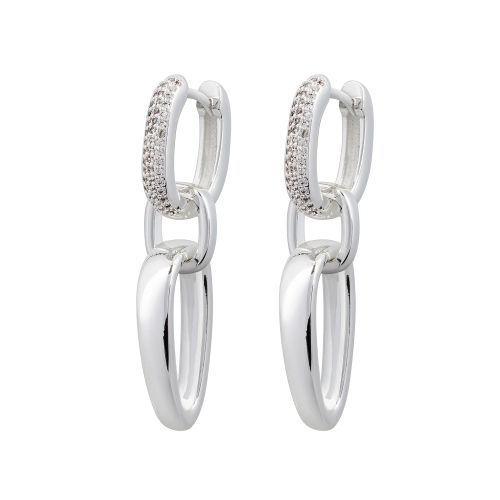 Серьги triple silver Mason ABE27622-03 S
