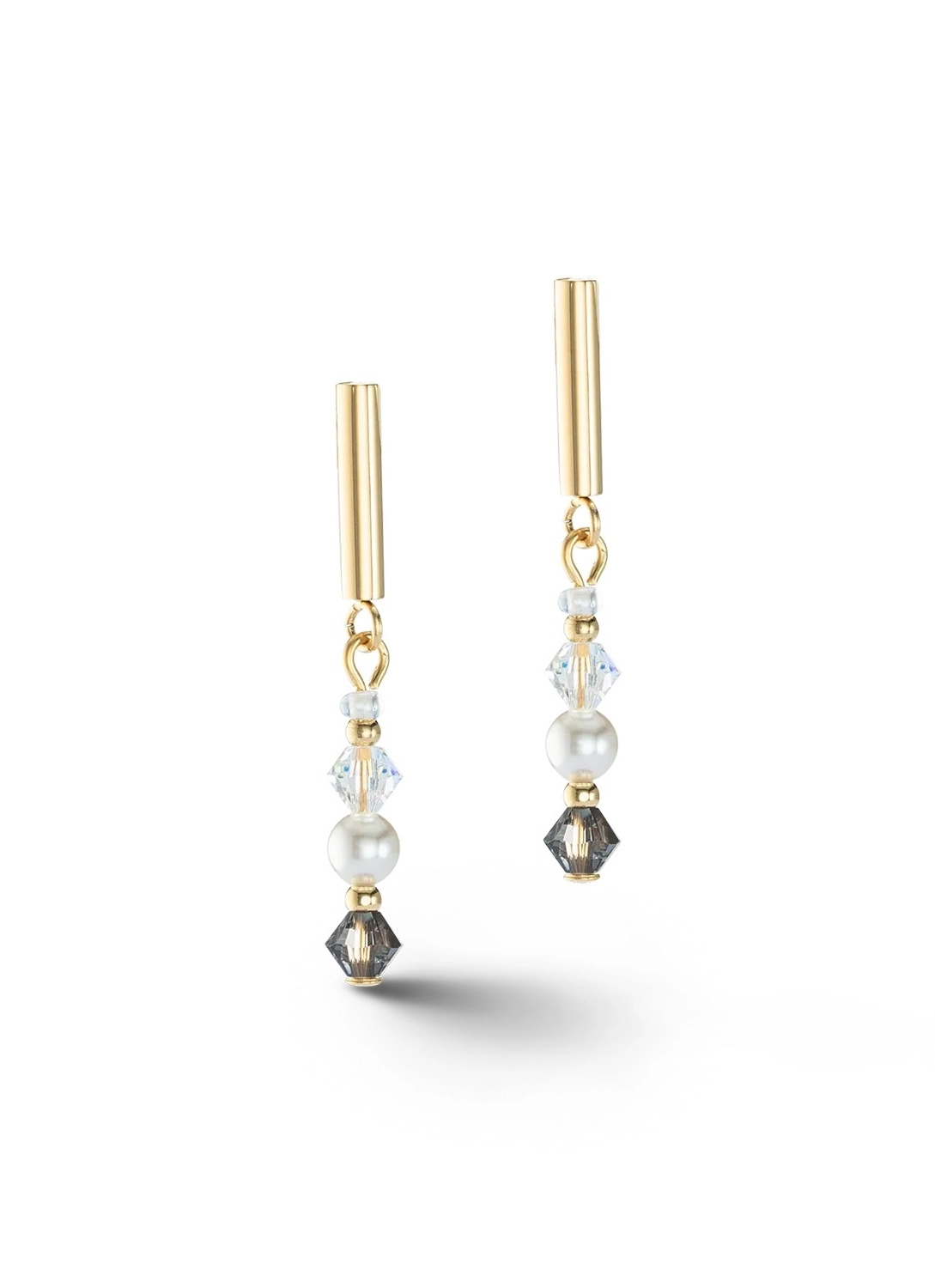 Фото Серьги Grey-Crystal Coeur de Lion 6022/21-1218