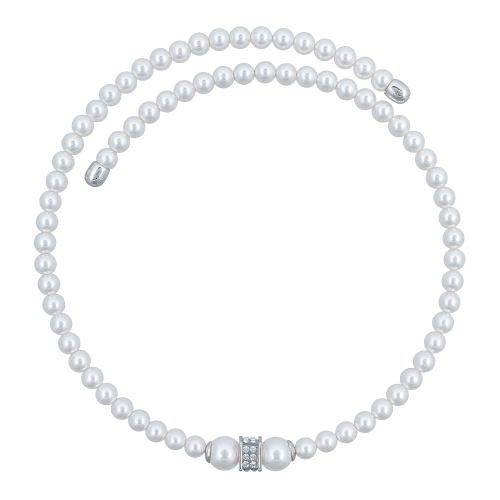 Колье Cube Crystal Fiore Luna B2409PE-N01.1 BW/S