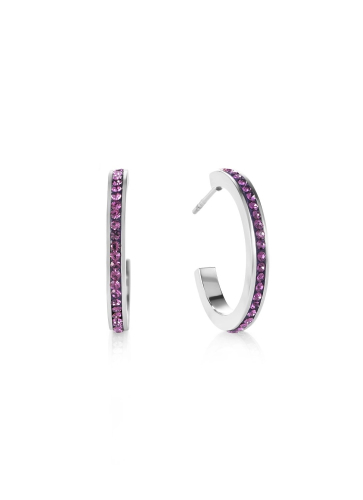 Фото Серьги Amethyst-Silver Coeur de Lion 0139/21-0843