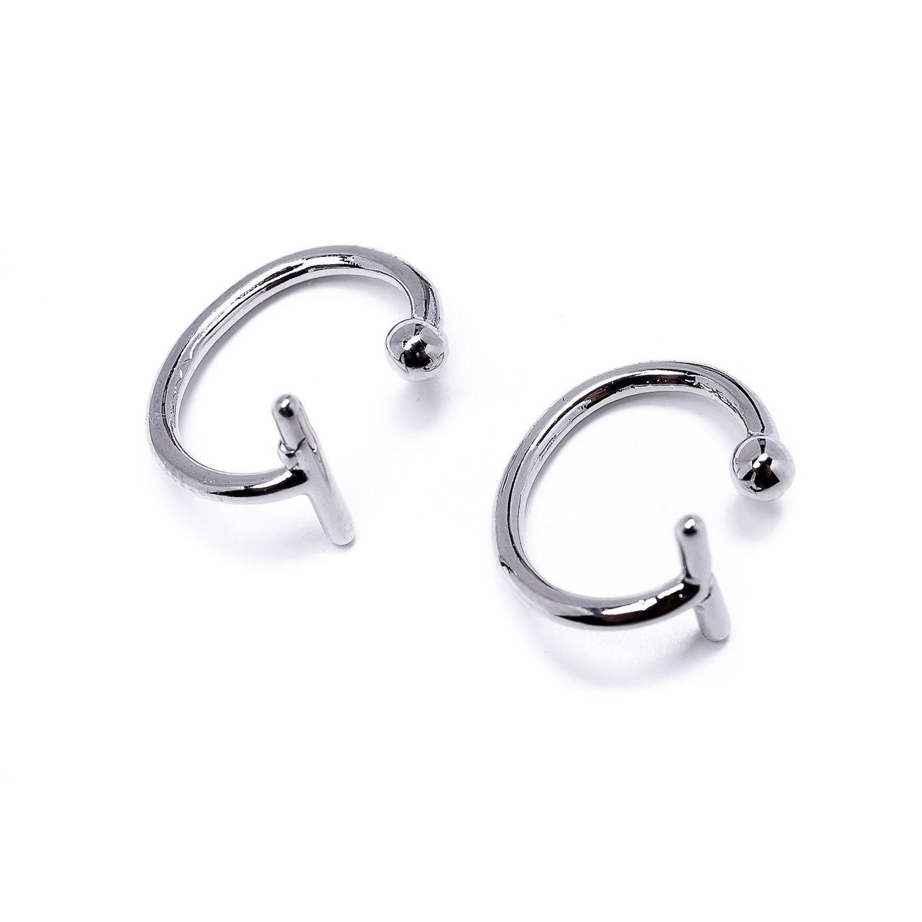 Фото Серьги Moon Paris Ringo комплект из двух кафф MR-21.06-085 серебристый