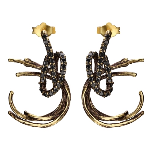 Фото Серьги CORDAME Fiore di Firenze OR0948 NERO