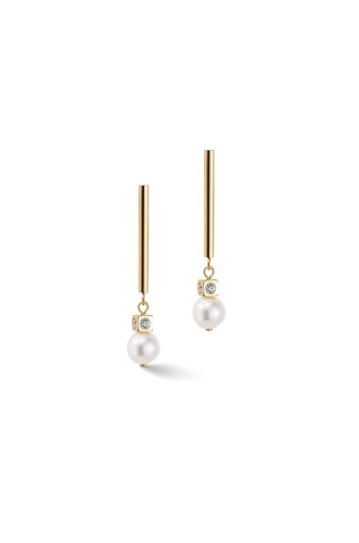 Фото Серьги Asymmetry White-Gold Coeur de Lion 1102/21-1416