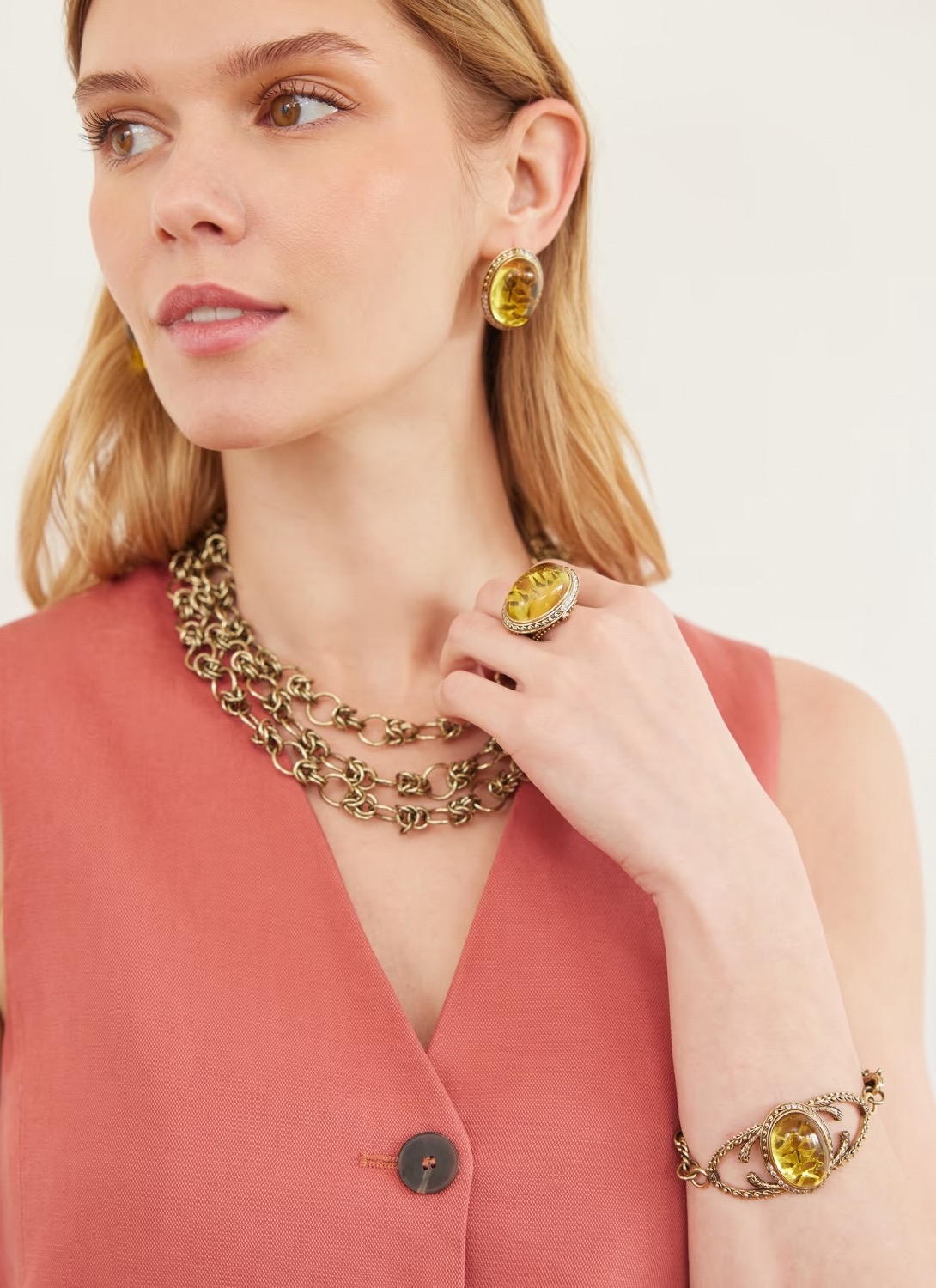 Фото Колье CATENE ELEGANTE Fiore di Firenze CO14-3CATANELLI