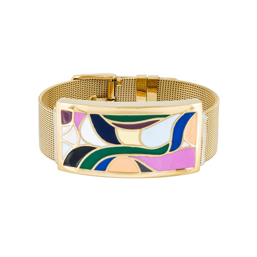 Браслет на металлическом ремешке Fiore Luna CB13600-16