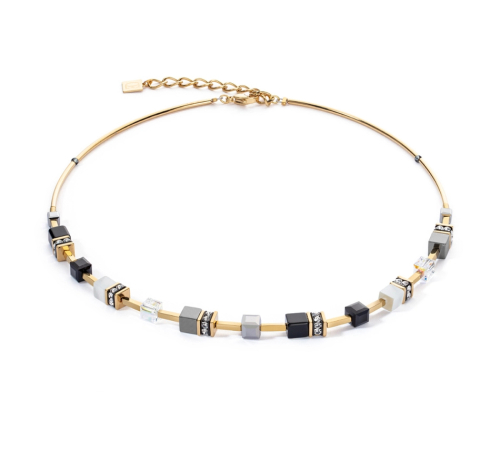 Фото Колье Black-White-Grey Coeur de Lion 2800/10-1333