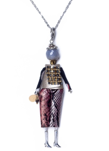 Фото Подвеска Miamelie, кукла Медина, MiA-2202-CL3819 серебристый