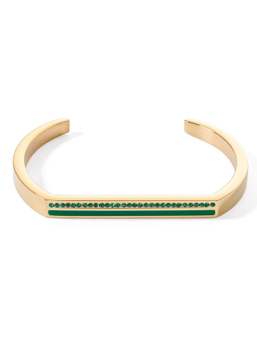 Браслет Dark Green-Gold Coeur de Lion 16 см 0133/32-0549 16