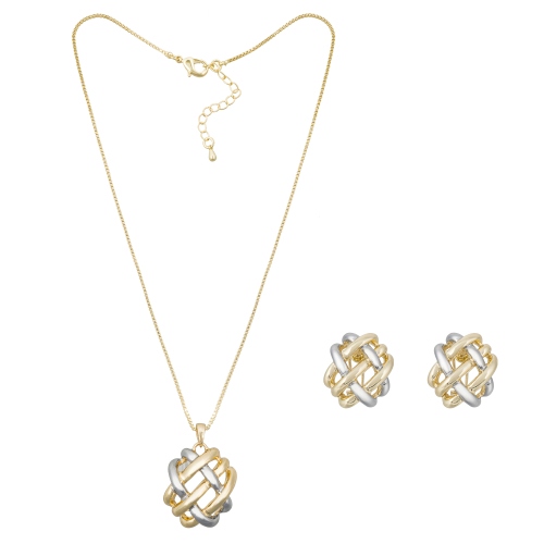 Комплект колье+серьги Fiore Luna SG205896E-001 G