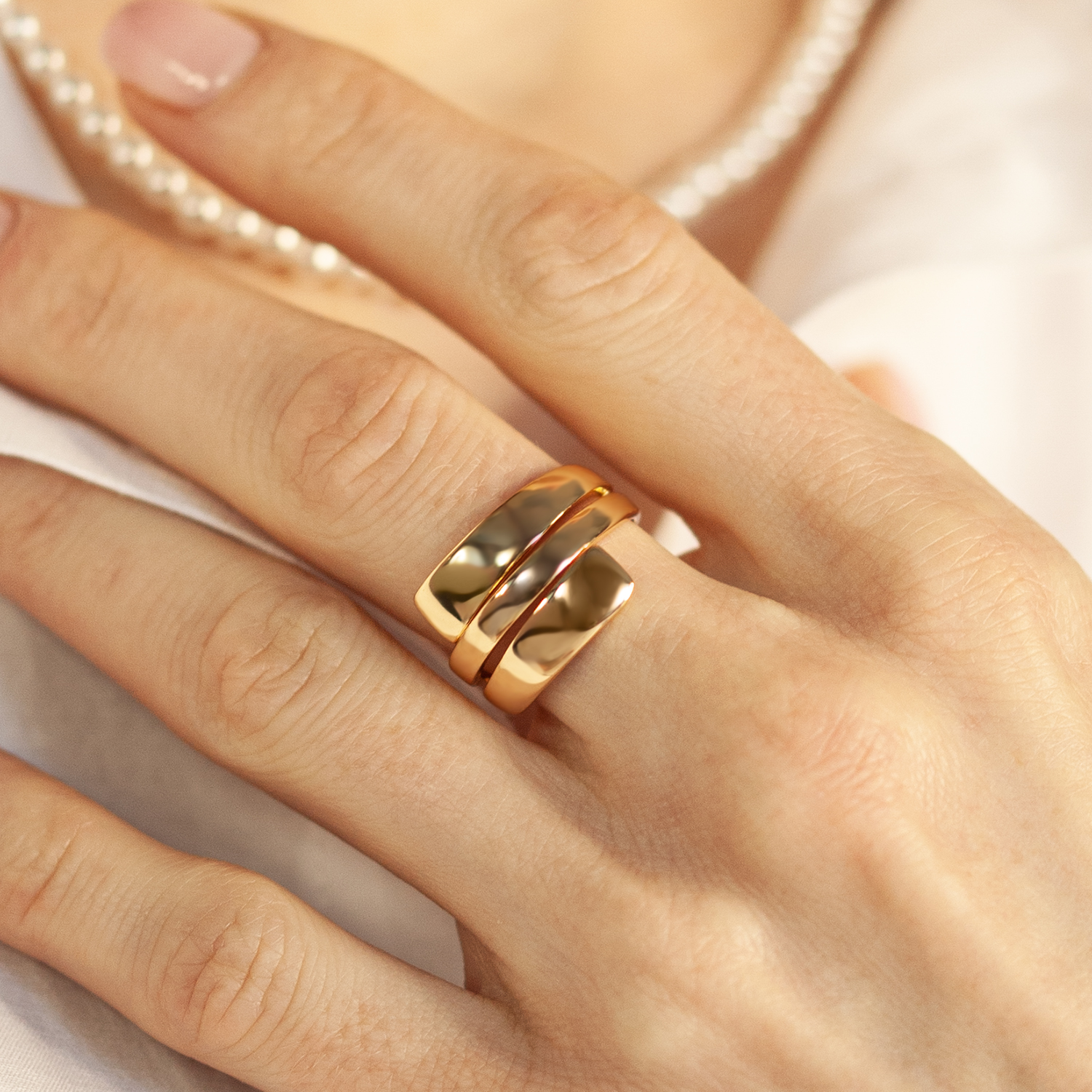 Фото Кольцо GOLD Fiore Luna Classic Fiore Luna KBR02748-02