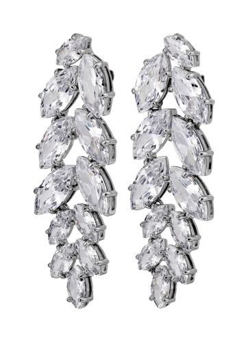 Фото Серьги BANYAN SS CRYSTAL Dyrberg Kern 470038