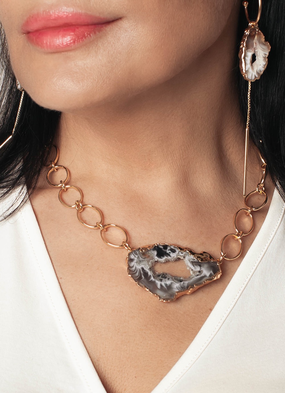 Фото Колье Geodo Natural Possebon B5103.15 G