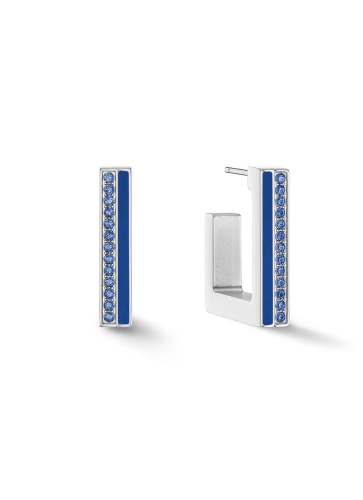 Фото Серьги Blue-Silver Coeur de Lion 0133/21-0717