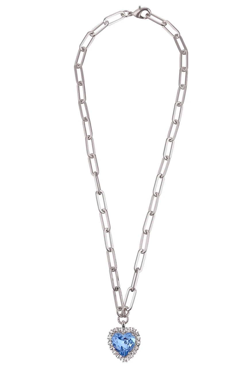 Фото Колье SIMONA SS LIGHT BLUE Dyrberg Kern 420057 BL/S
