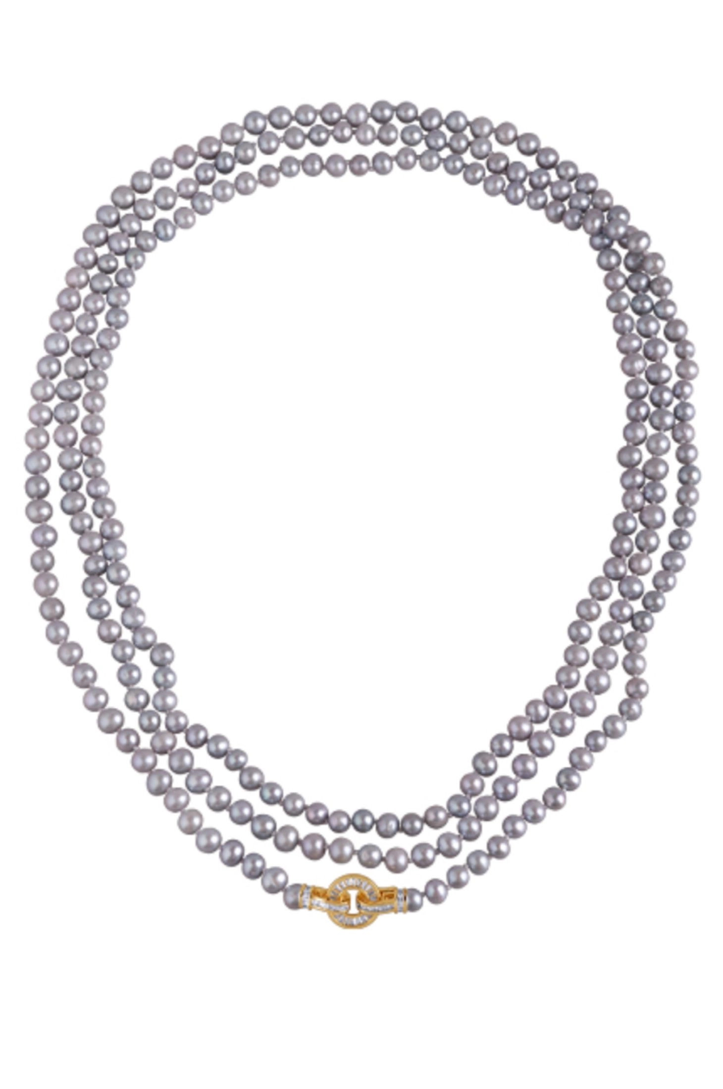 Фото Колье Silver/Gold Uvelina NR73 0066G-37N