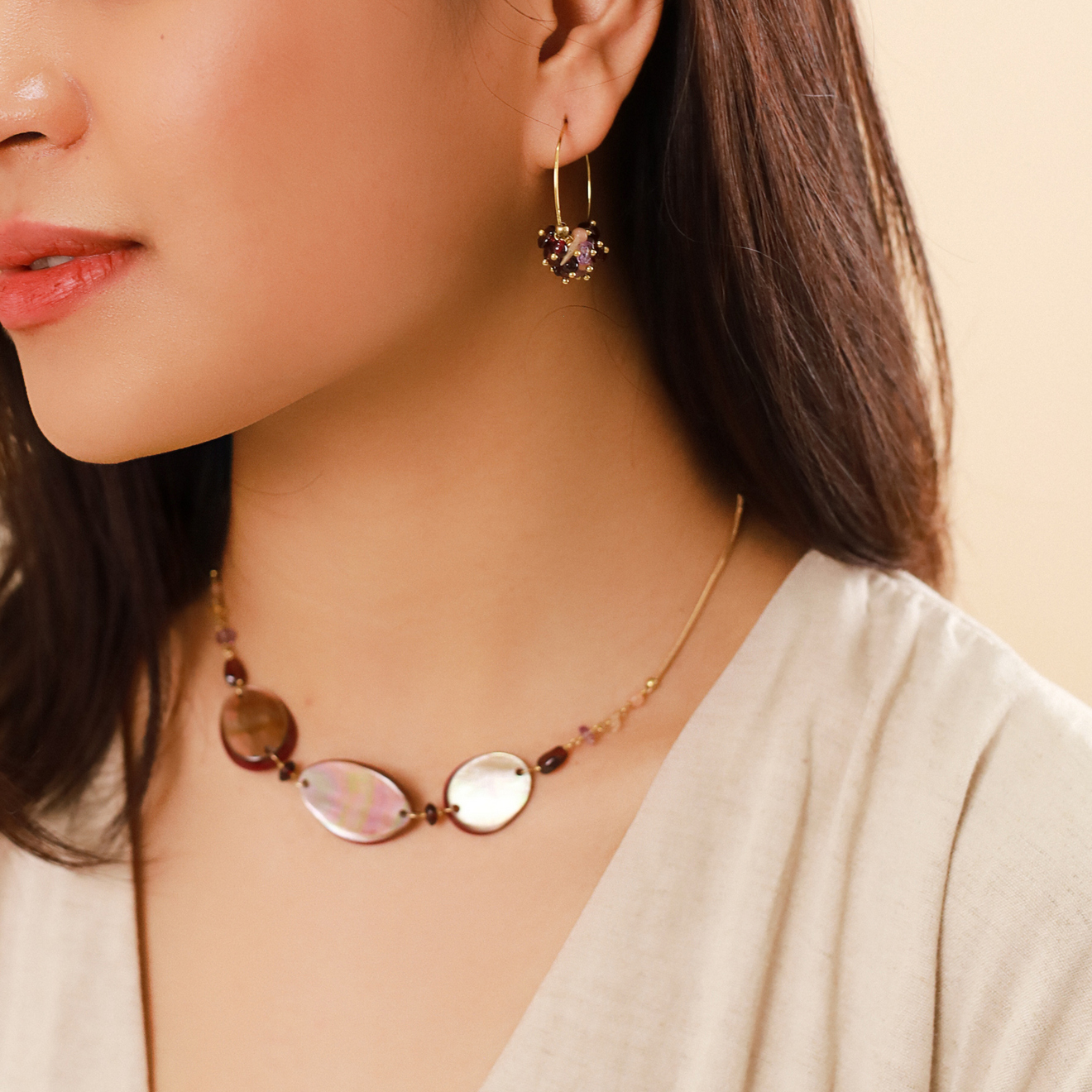 Фото Серьги Grenadine Nature Bijoux 12-78299