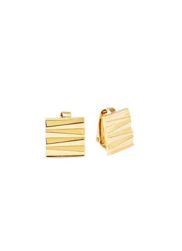 Фото Клипсы Square Wave Gold Coeur de Lion 0141/22-1600