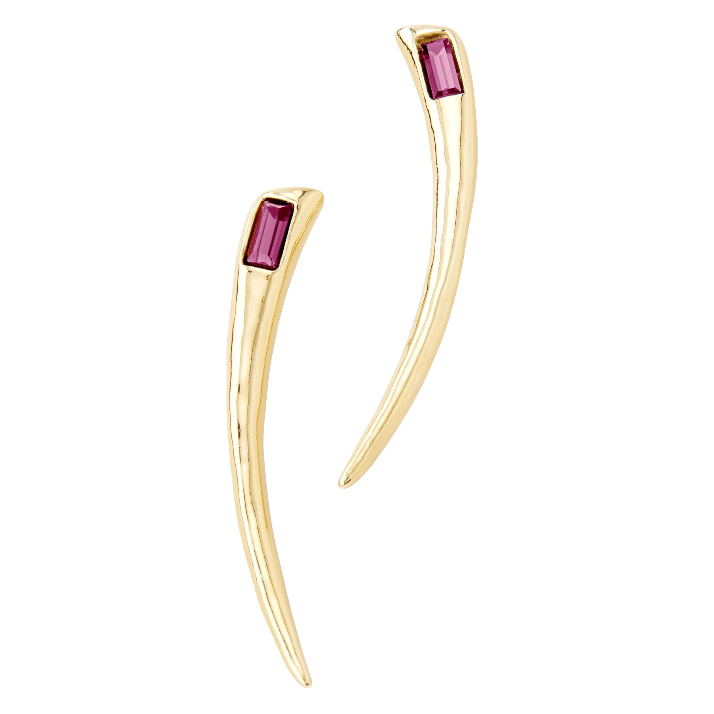 Серьги A tickle with a feather UNOde50 PEN0682OROMOR0U