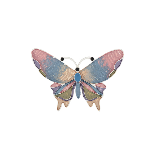 Брошь Бабочка Махаон