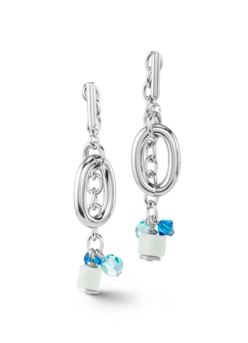 Фото Серьги Blue-Silver Coeur de Lion 4521/21-0717