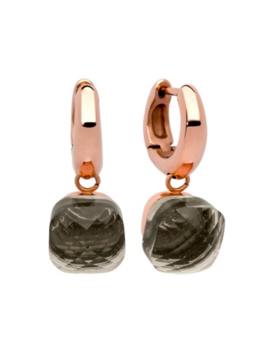 Фото Серьги Firenze smoky quartz Qudo 300029 BW/RG