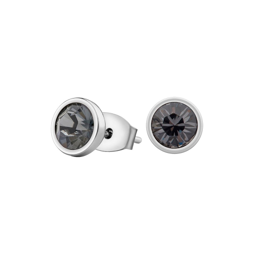 Пусеты Crystal Silver Night Fiore Luna SWE297 CSN S
