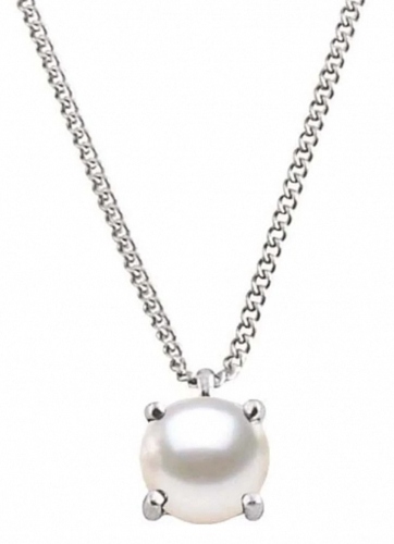 MANNY колье SS WHITE PEARL 360027