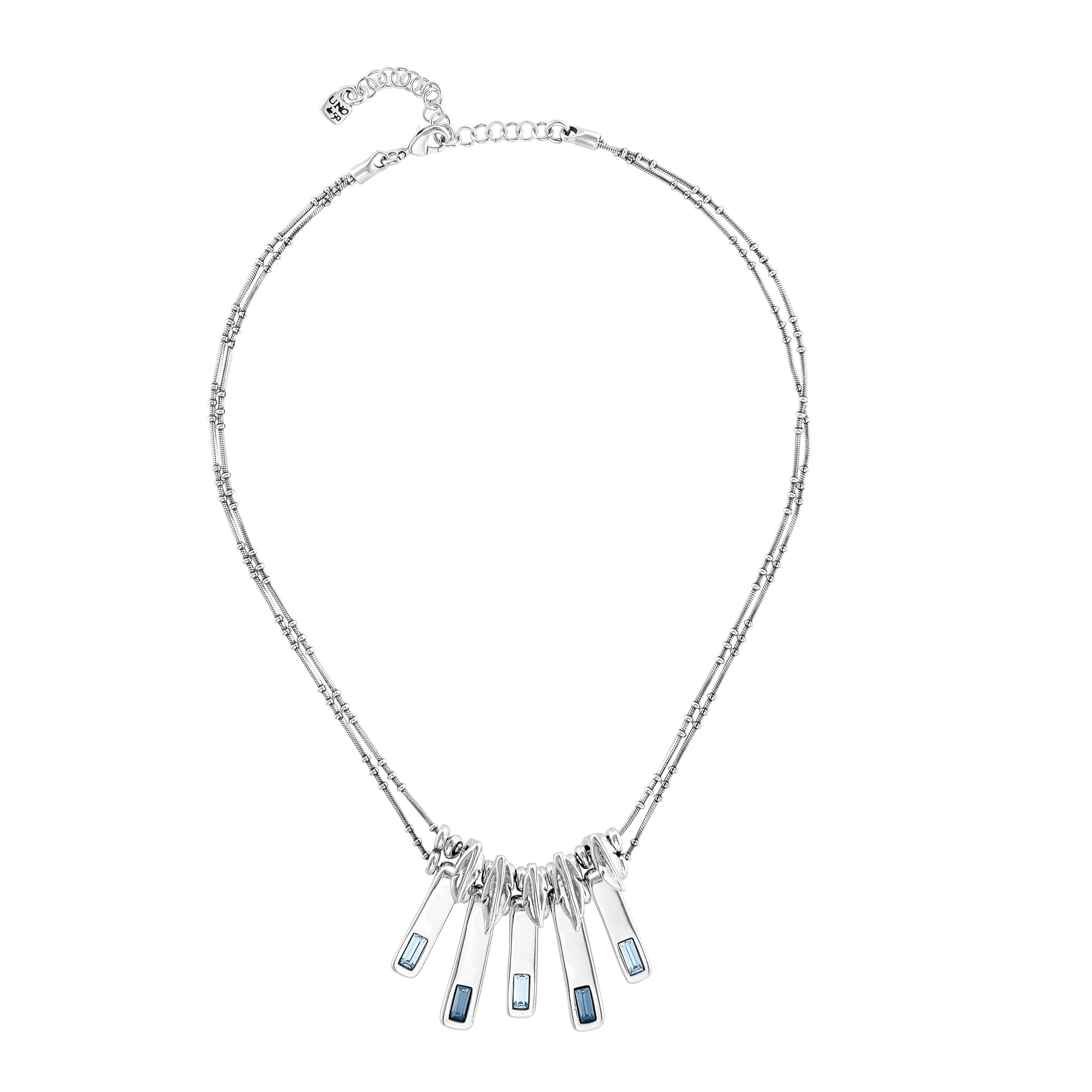 Колье A tickle with a feather UNOde50 COL1453AZUMTL0U