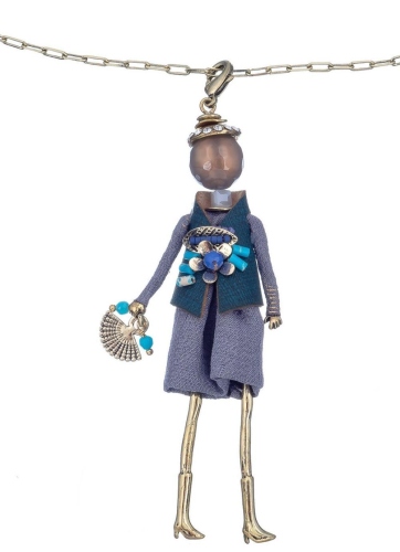 Фото Подвеска Miamelie кукла Даниэль с веером