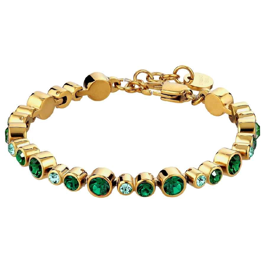 Фото Браслет TERESIA SG EMERALD GREEN MIX Dyrberg Kern 450167