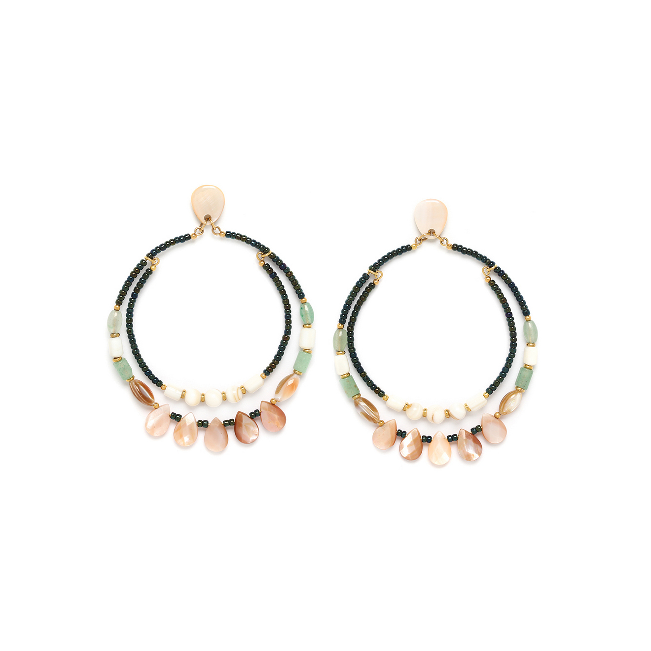 Фото Серьги Menthe a l`eau Nature Bijoux 12-78120