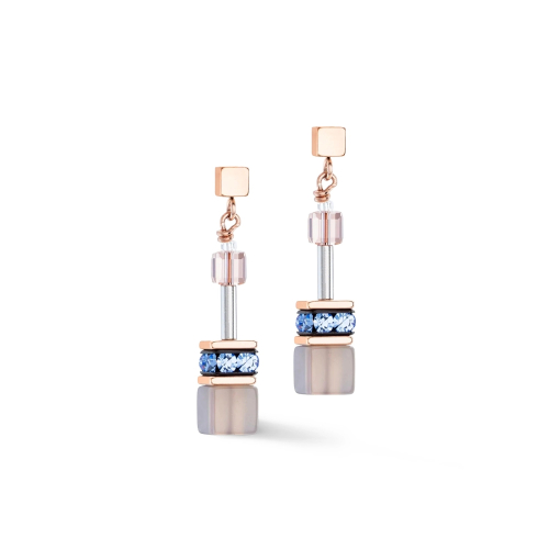 Фото Серьги Light blue-Beige Coeur de Lion 4905/21-0738