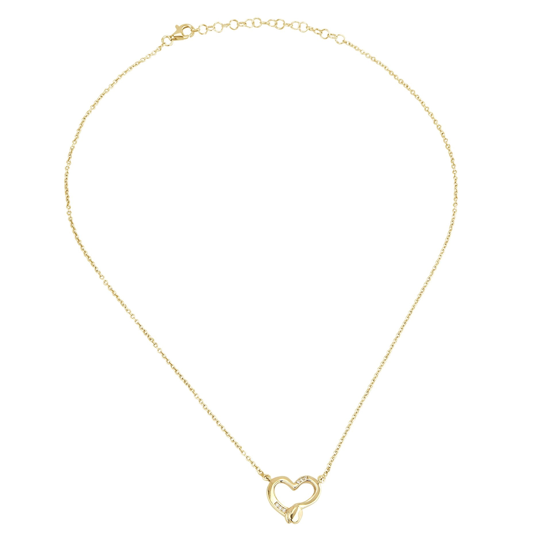 Колье Straight to the Heart UNOde50 COL1760ORO0000U