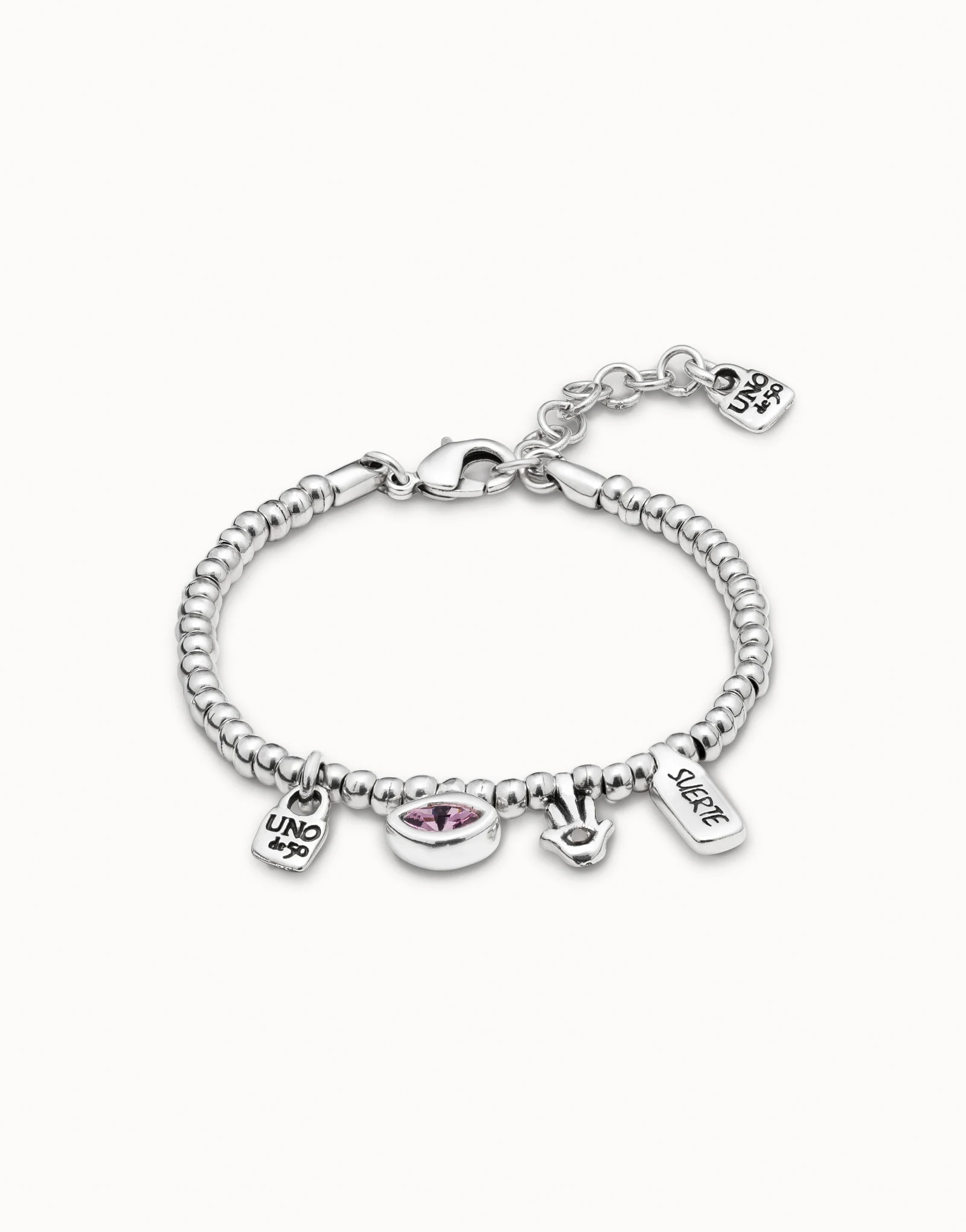 Браслет I'm waiting 4 U Pink с серебром UNOde50 PUL1853RSAMTL0M