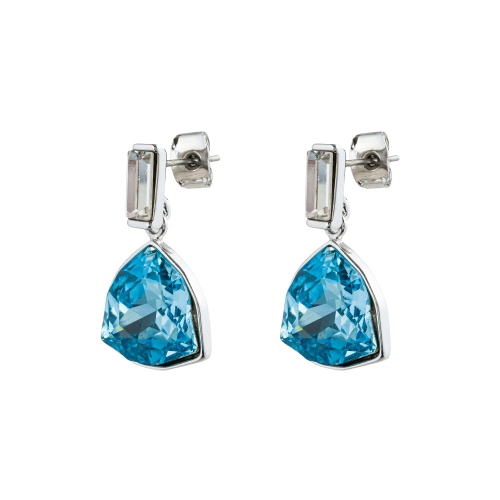 Серьги Aquamarine Fiore Luna A2110SW-E04.22 BL/S