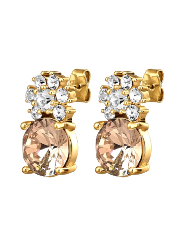 Фото Серьги BECKIA SG GOLDEN / CRYSTAL Dyrberg Kern 460068