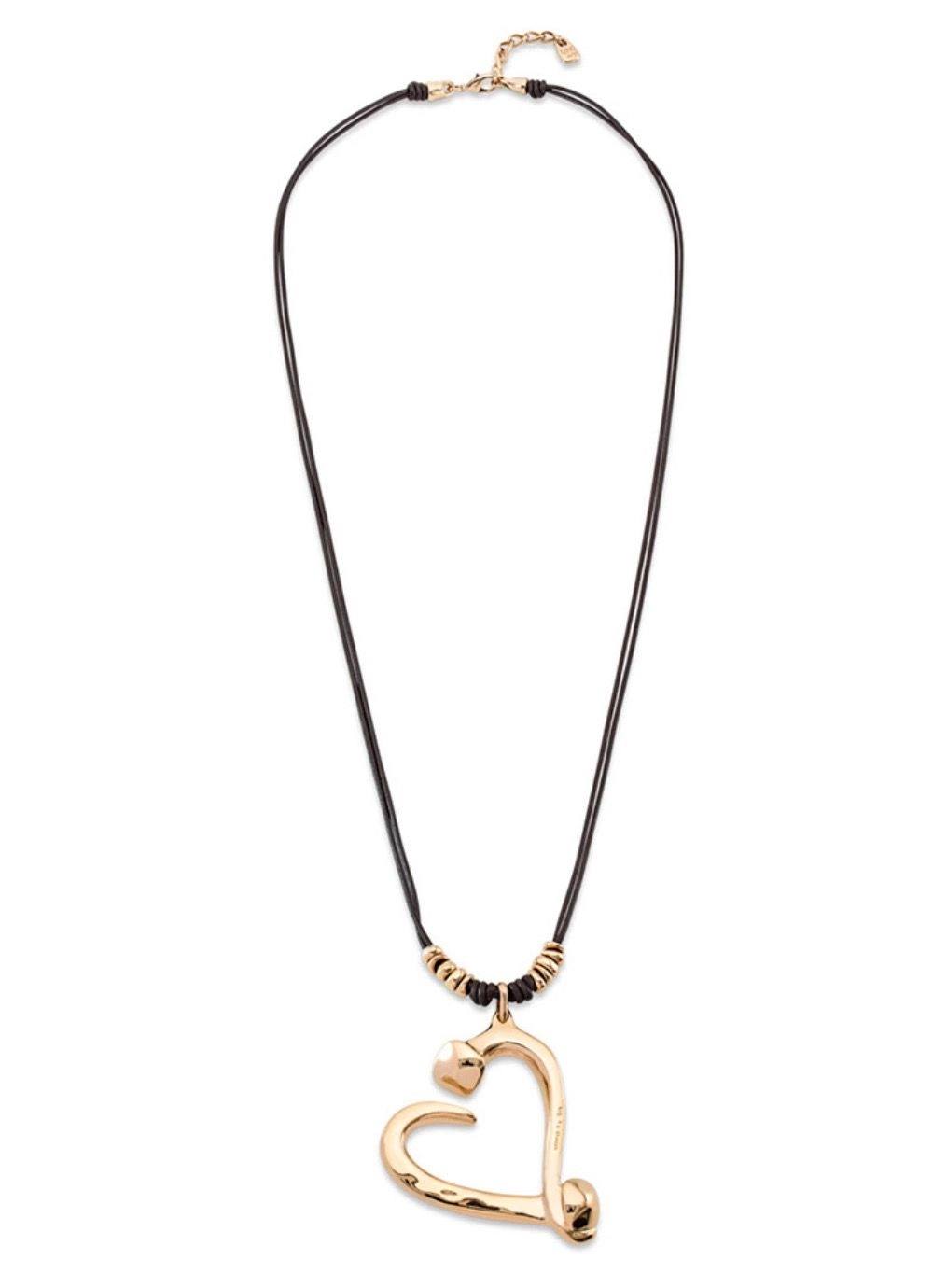 Ожерелье BIG LOVE с золотом UNOde50 COL1806ORO0000U