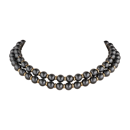 Фото Колье EREDITA DEI MONARCHI Fiore di Firenze CO1863 PERLA GRAFITE