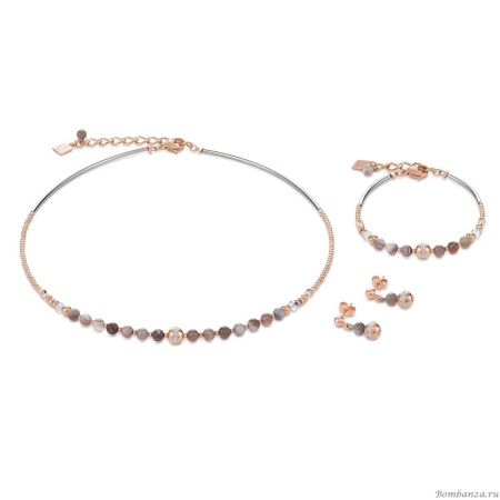 Фото Серьги Beige-Grey Coeur de Lion 4992/21-1012