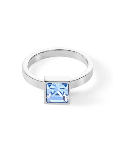Фото Кольцо Light Blue-Silver Coeur de Lion 0500/40-0741 52