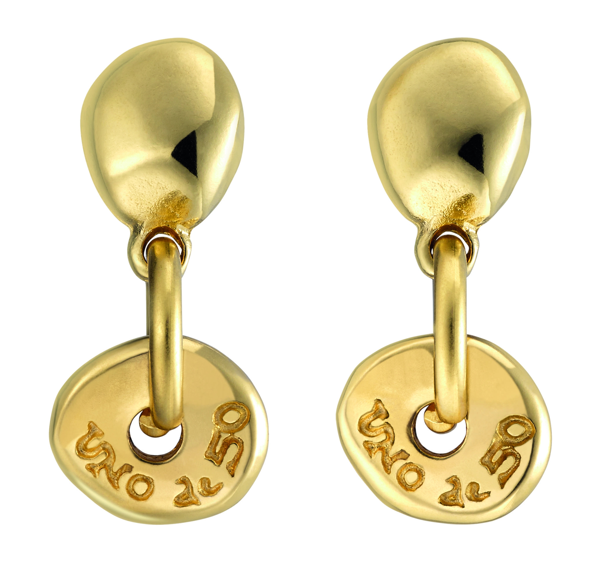 Серьги Through the hoop UNOde50 PEN0435ORO0000U