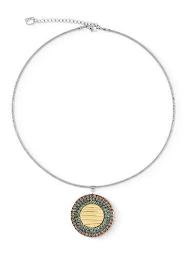 Фото Колье Multicolour Pastel Silver Coeur de Lion 2037/10-1580