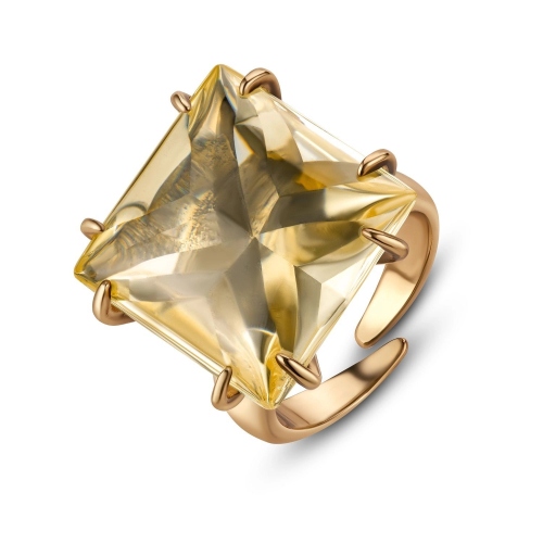 Фото Кольцо CARAMELLO Fiore di Firenze AN0410 GIALLO