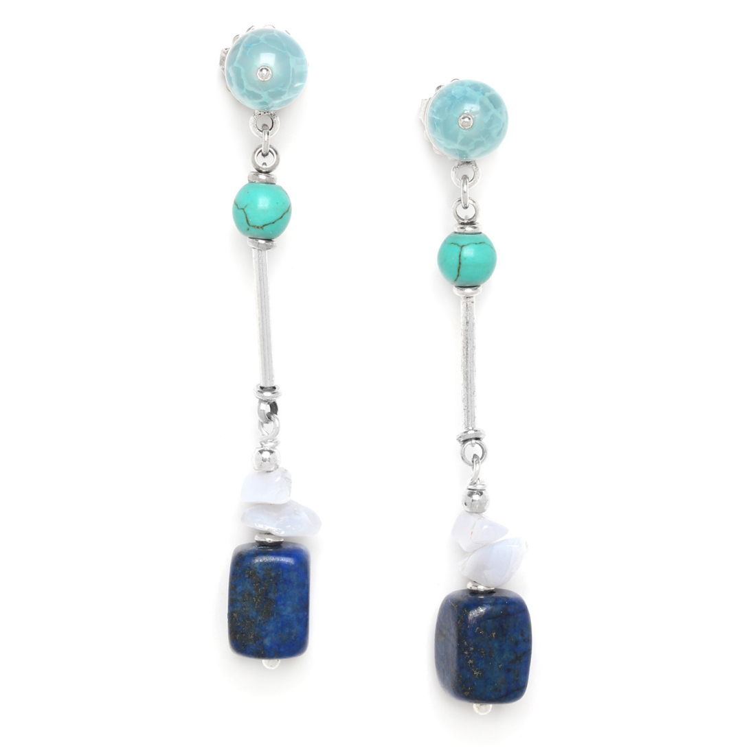 Фото Серьги Blue stones Nature Bijoux 12-75102