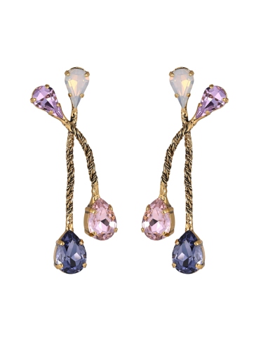 Фото Серьги "Хромосомы" Claudio Canzian CC00202718 violet