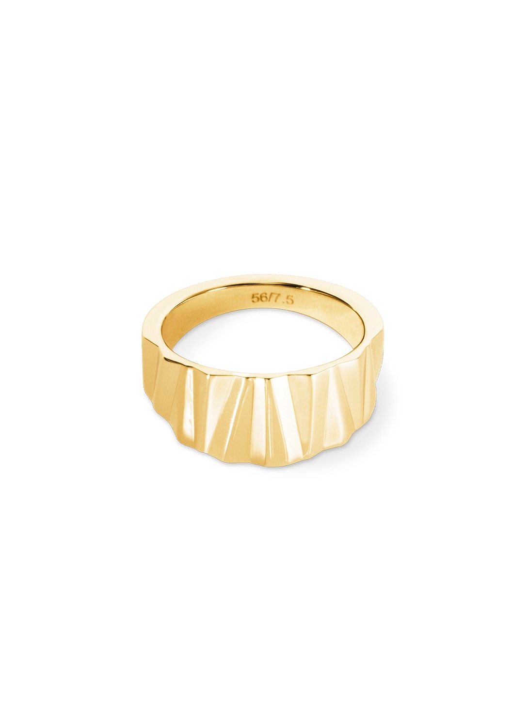 Фото Кольцо Classic Wave Gold Coeur de Lion 0141/40-1600 60