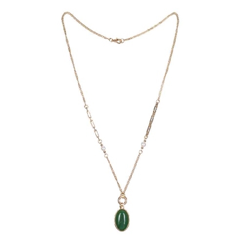 Колье GREEN AVENTURINE Fiore Luna LN5155 G/G
